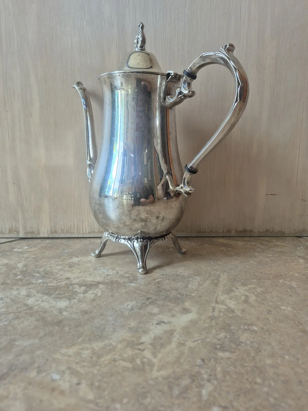 Classic Silverplate Coffee Pot - Polished Silver Finish